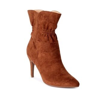 Scoop Women's Blair Scrunch Stiletto Heeled Booties size 9